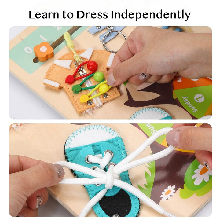 Montessori Practical Life Skill Board