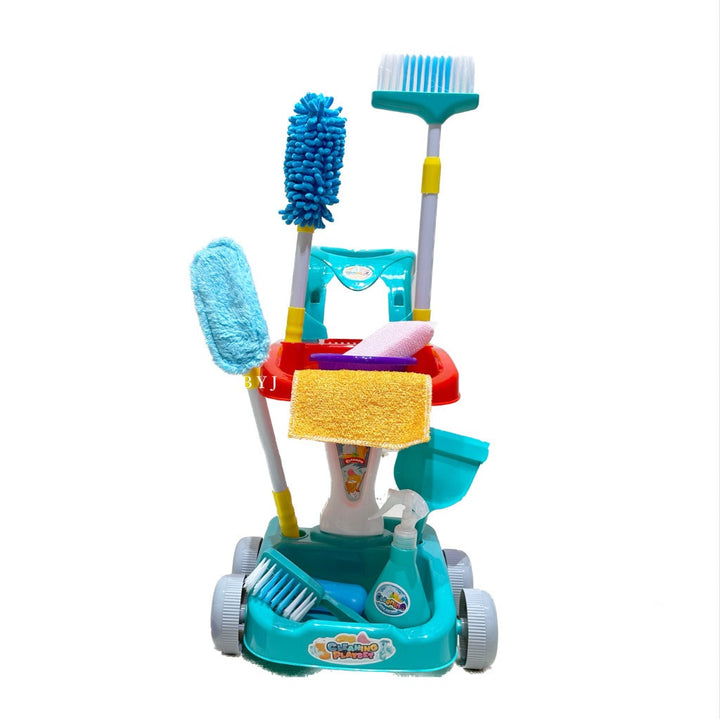 Little Helper's Cleaning Trolley Set