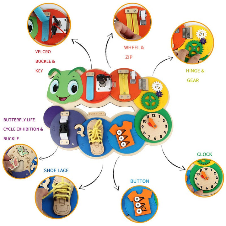 Caterpillar Busy Board