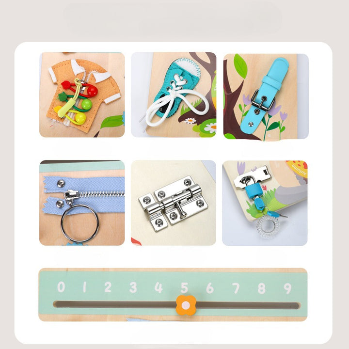 Montessori Practical Life Skill Board