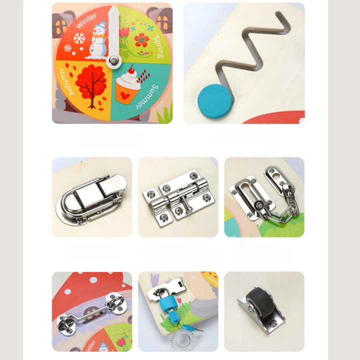Montessori Practical Life Skill Board