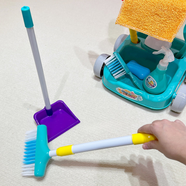 Little Helper's Cleaning Trolley Set