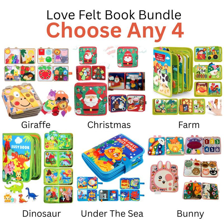Love Felt Book Bundle Choose any 4
