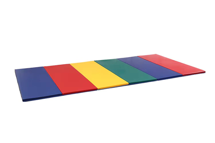 Multi Colour TriFold Kid's Gymnastic Mat