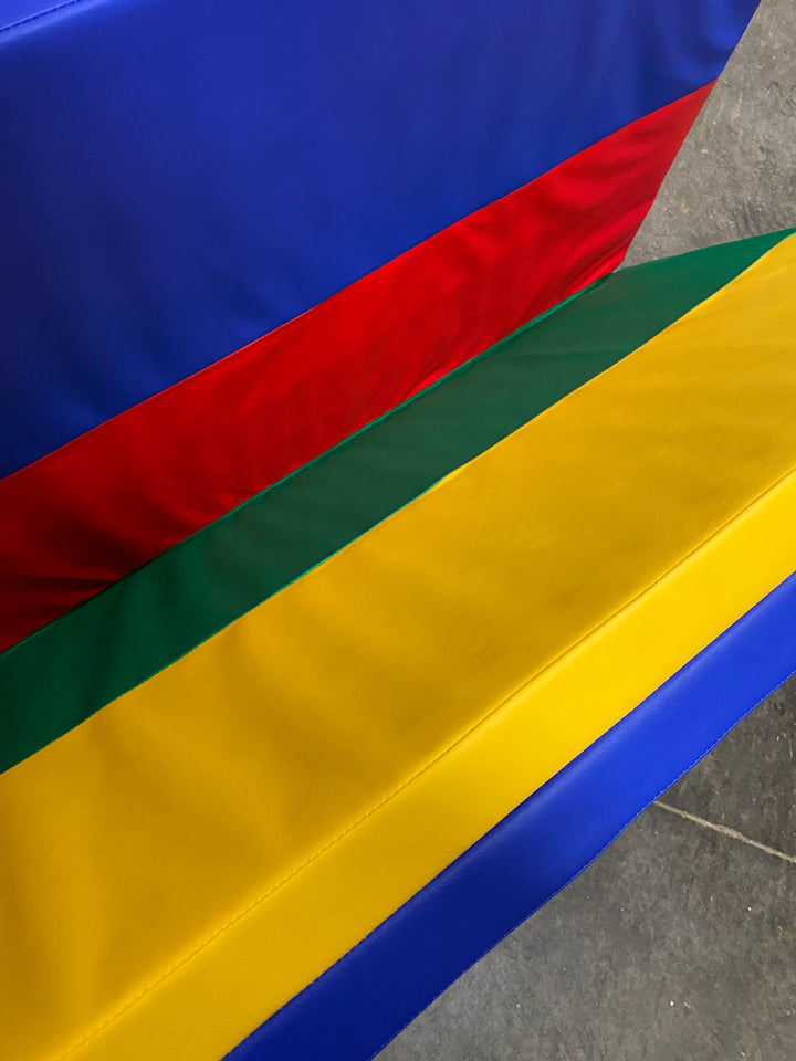 Multi Colour TriFold Kid's Gymnastic Mat