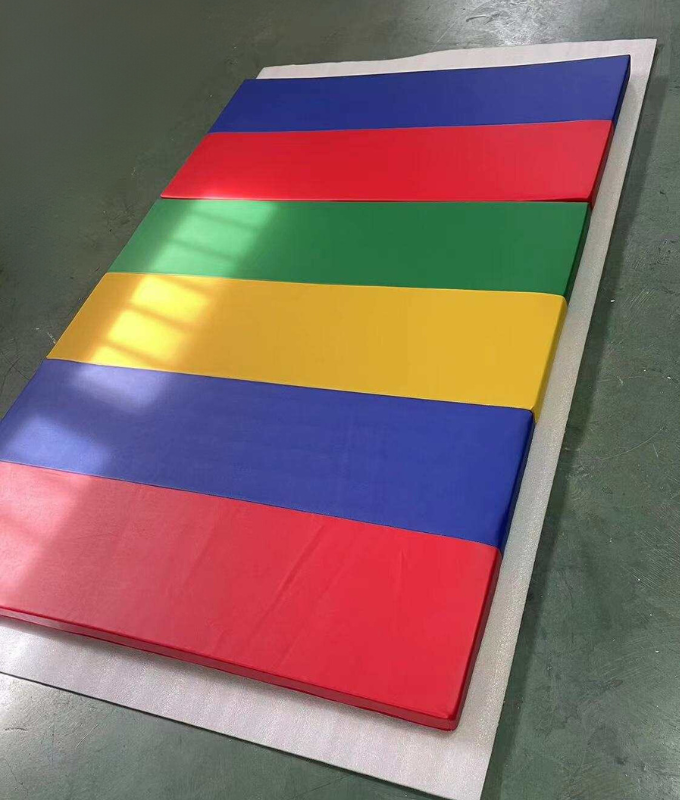 Multi Colour TriFold Kid's Gymnastic Mat