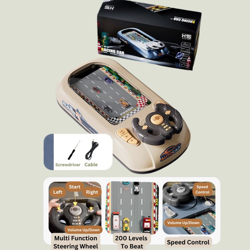 Interactive Steering Wheel Driving Simulation Toy for Kids