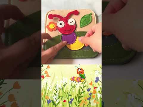 My First Animal Felt Puzzle 6Pc Set