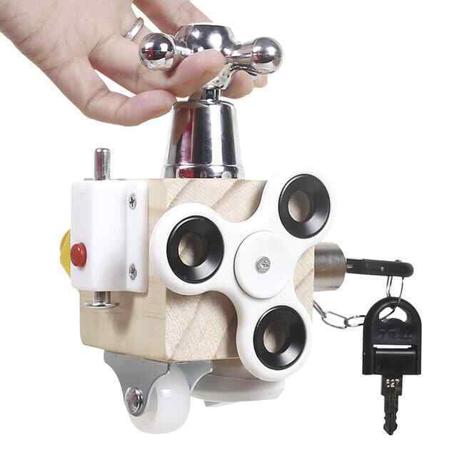 Montessori Busy Board Fidget Cube