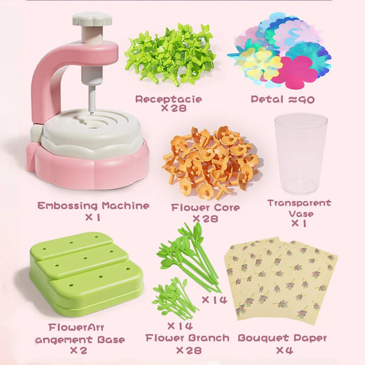 DIY Flower Bouquet Craft Kit for Kids