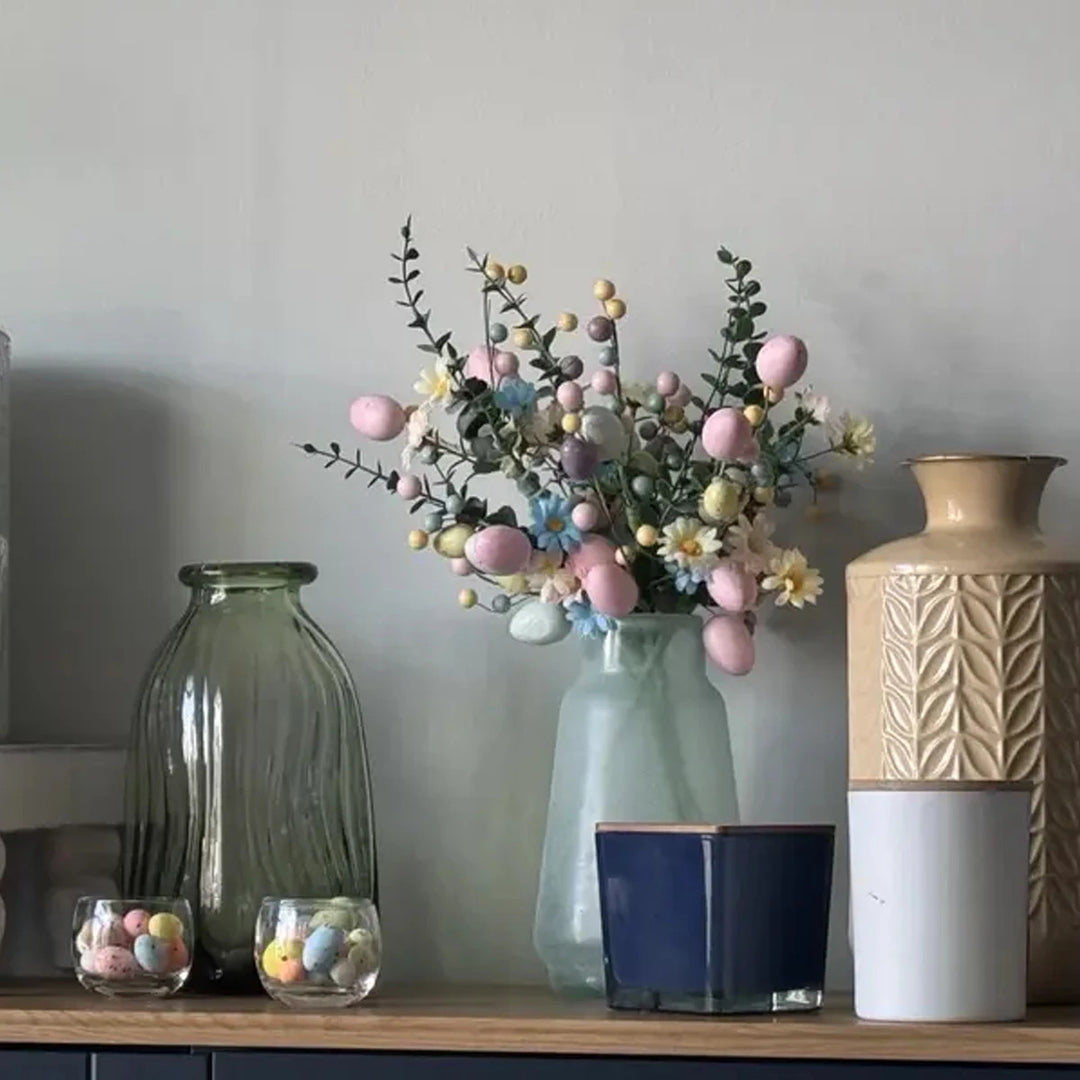 Easter Egg Flower Pick Stem Daisy Berry Festival Branch