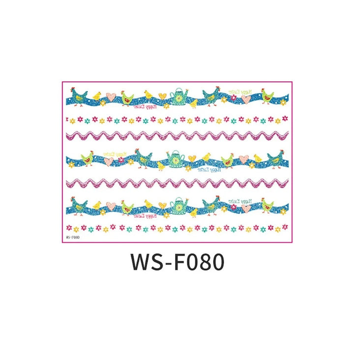 Easter Decorative Temporary Tattoo Sticker Pack – 16 Designs