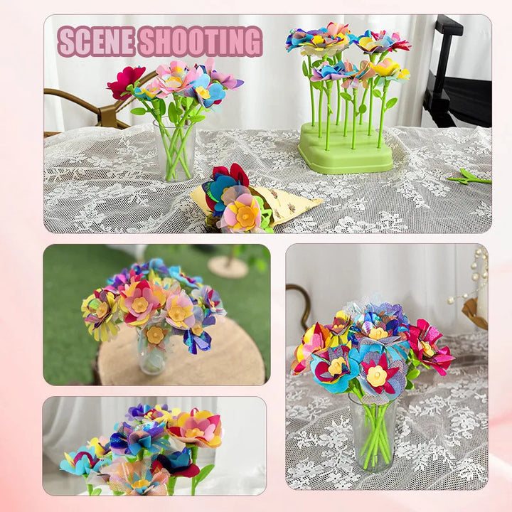 DIY Flower Bouquet Craft Kit for Kids