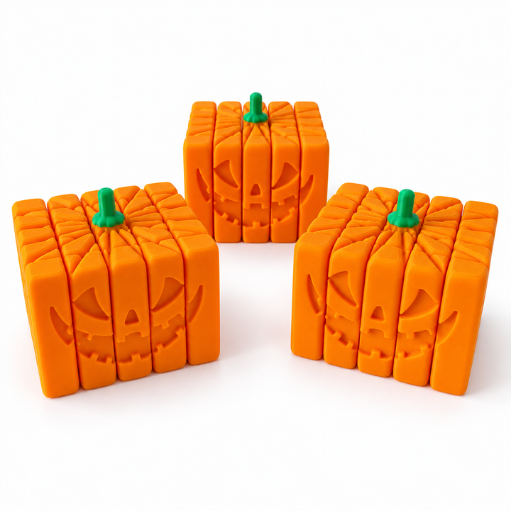 Halloween Pumpkin Solid Slime Fidget Toy