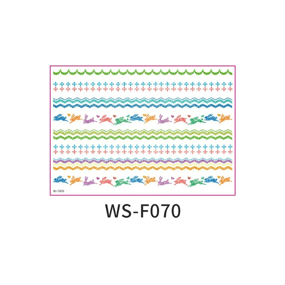 Easter Decorative Temporary Tattoo Sticker Pack – 16 Designs