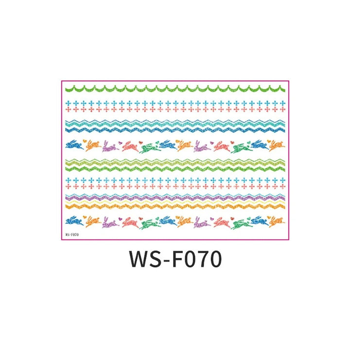 Easter Decorative Temporary Tattoo Sticker Pack – 16 Designs