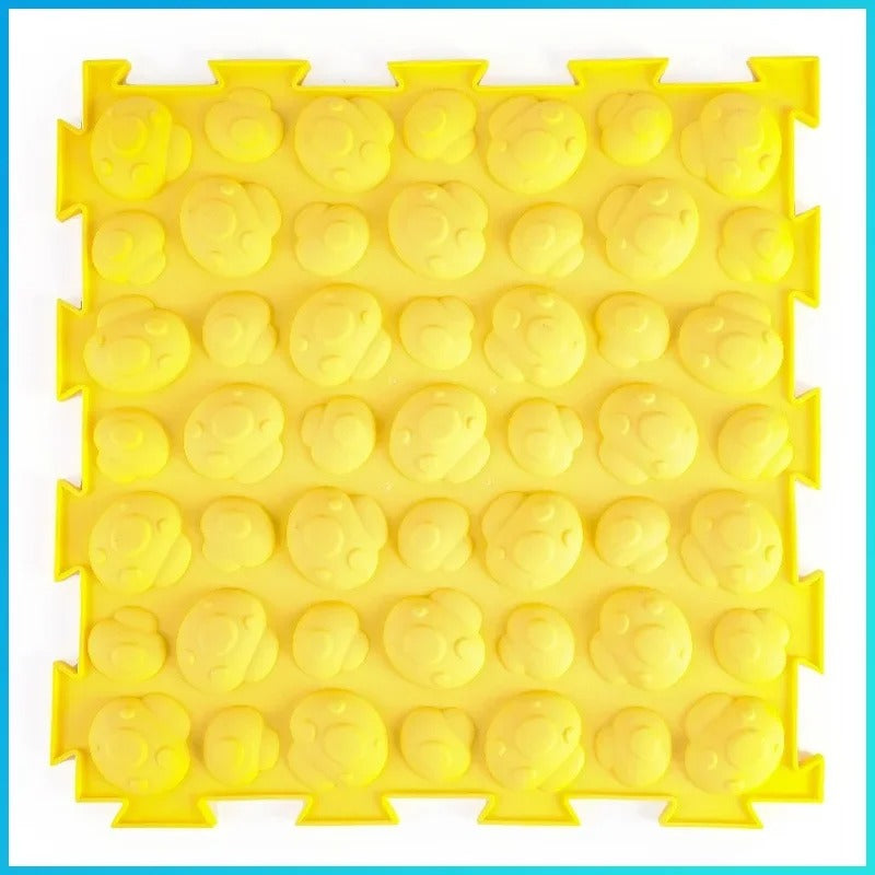 Interlocking Foot Reflexology Sensory Play Tiles Acupressure Board Set 6Pc