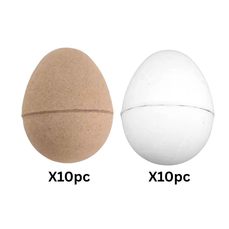 DIY Paintable & Fillable Easter Craft Eggs 20Pc