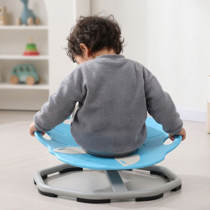 Kids 360° Spinning Sensory Chair Oval Rocket