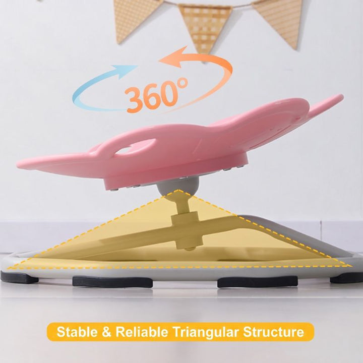 Kids 360° Spinning Sensory Chair Oval Rocket