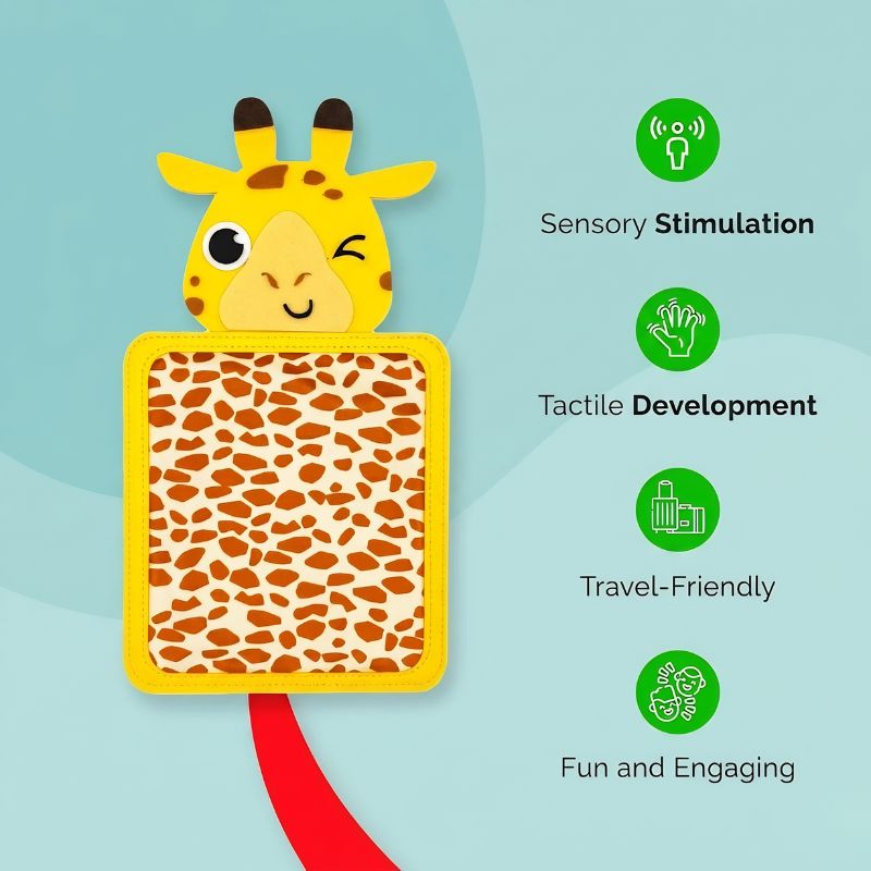 Animal Texture Sensory Pads – Tactile Touch & Feel Play Set (8 Designs)