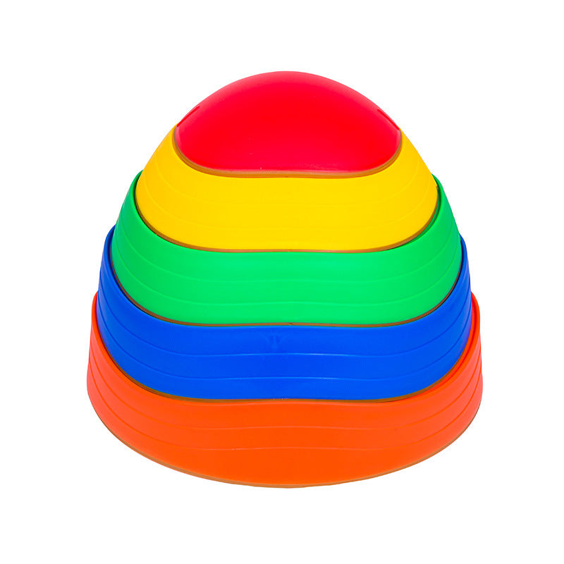 Kids Balance Stepping Stones Set – Sensory Texture Steppers (Crab &amp; Classic Designs)