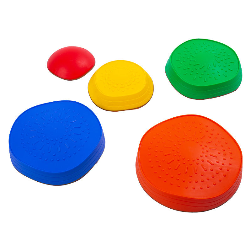 Kids Balance Stepping Stones Set – Sensory Texture Steppers (Crab &amp; Classic Designs)