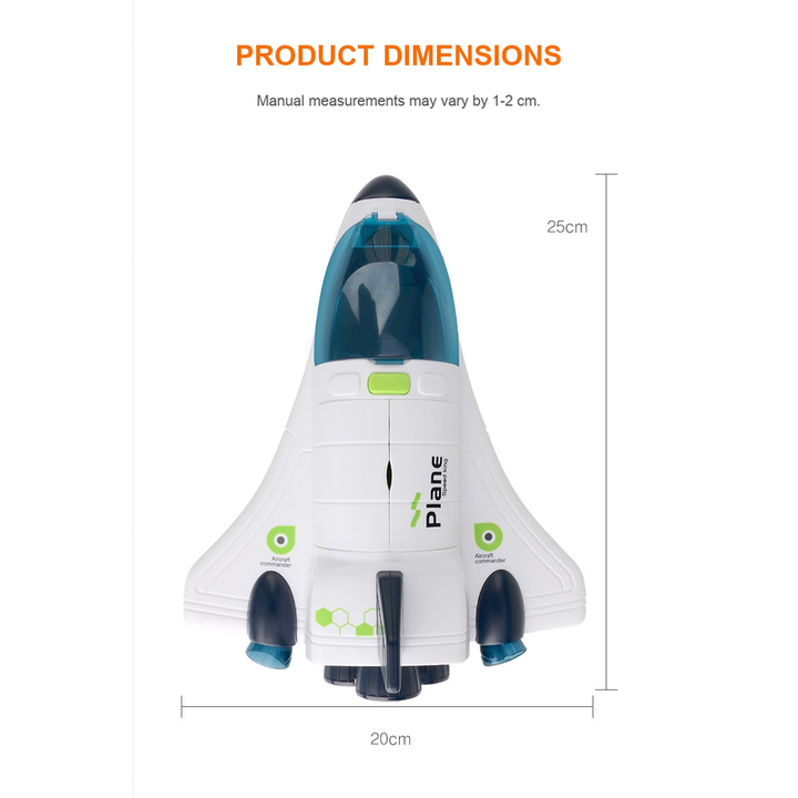 Space Explorer Rocket Playset for Kids – Astronaut Space Toy Rover Shuttle
