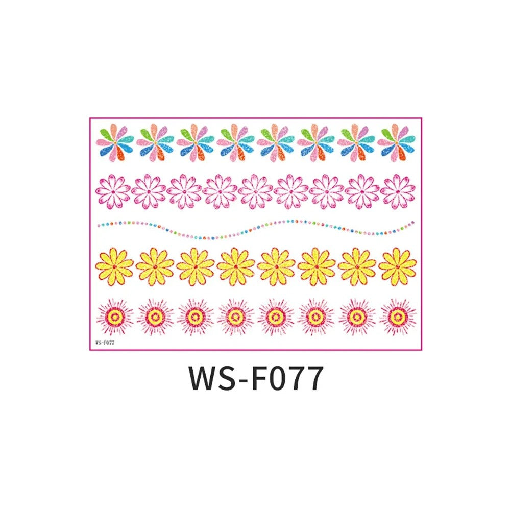 Easter Decorative Temporary Tattoo Sticker Pack – 16 Designs