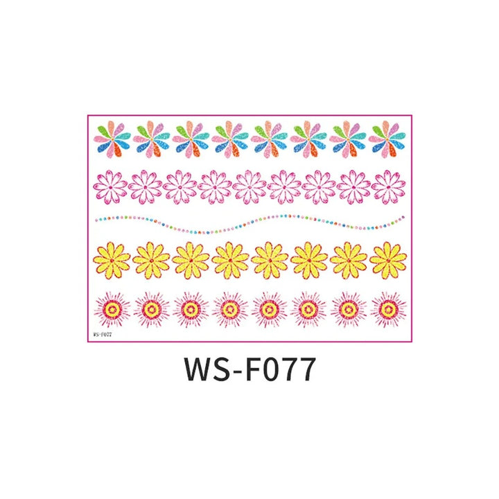 Easter Decorative Temporary Tattoo Sticker Pack – 16 Designs