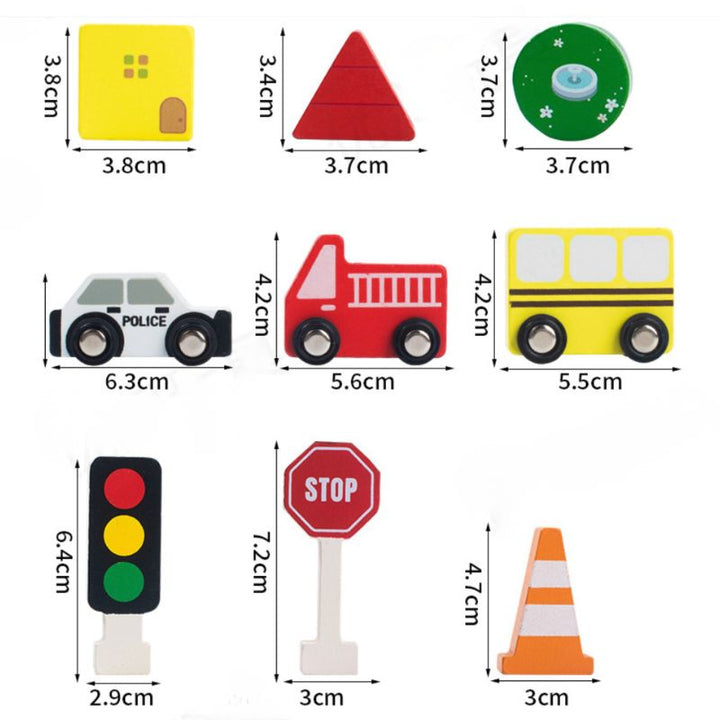 Multi Activity Play Table – Wooden Learning Toy (3 Styles)