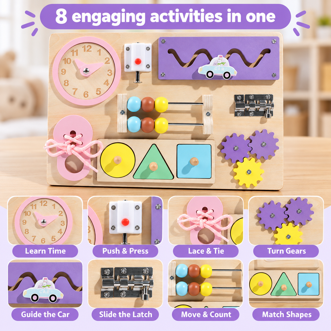 Toddlers Montessori Busy Board