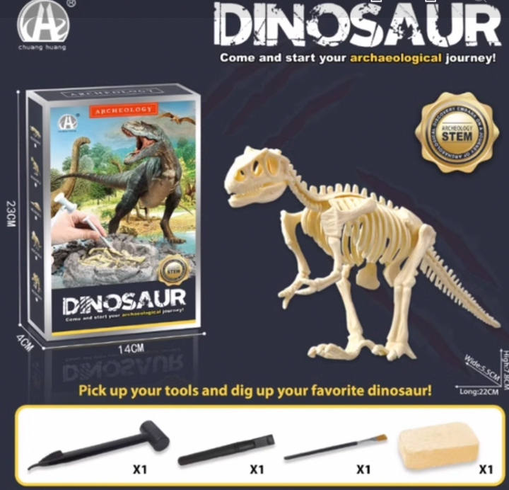 Dig! Dig! Dig A Dino Kid's Excavation Kit