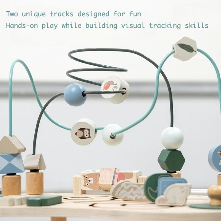 Multi Activity Play Table – Wooden Learning Toy (3 Styles)