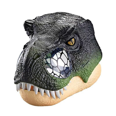Kids Dinosaur Mask with Sound & Lights – Realistic T-Rex Role Play Costume