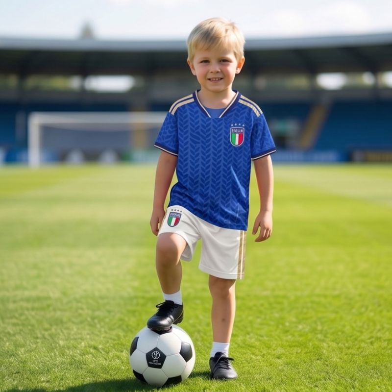 Customisable Kids World Cup Soccer Jersey &amp; Shorts Set