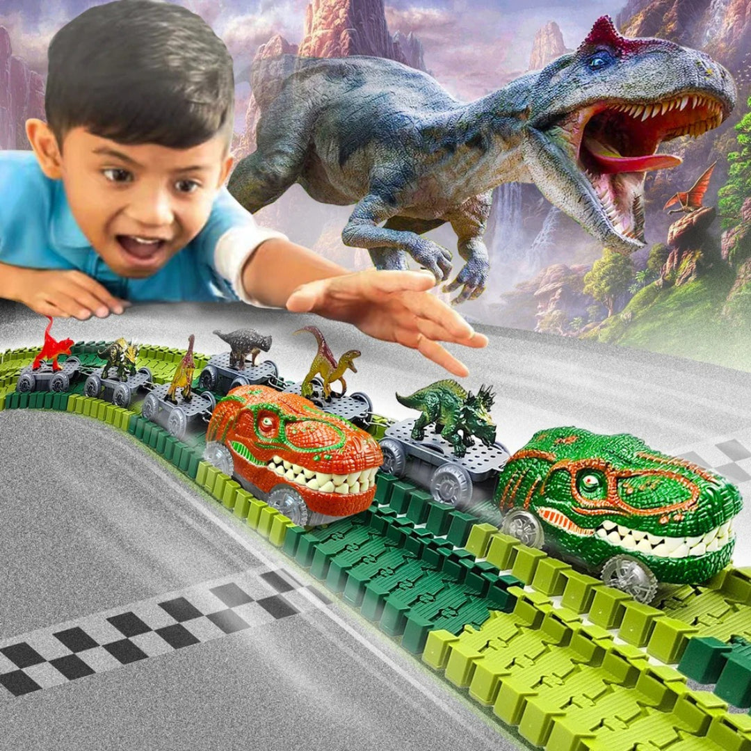 Dinosaur Train Track Set with Volcano Mist, Lights & Sound