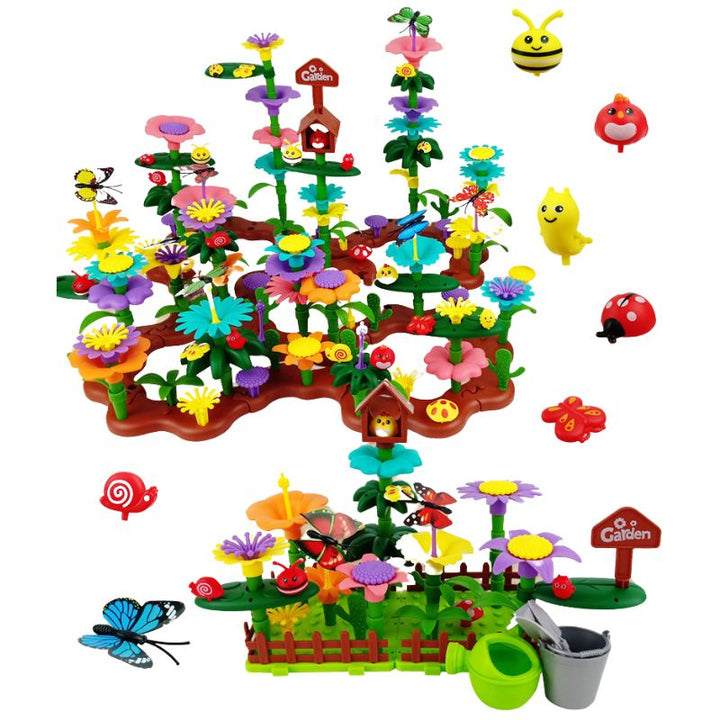 Build Your Own Flower Garden Construction Toy 191pc/322pc