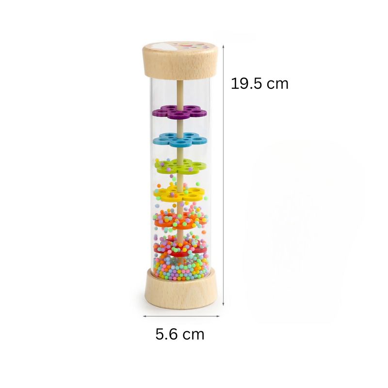 Vibrant Rainbow Rain Stick/Sound Stick