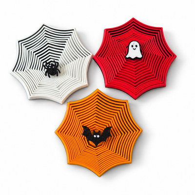 Halloween Mini Spider Web Fidget Trio Pack