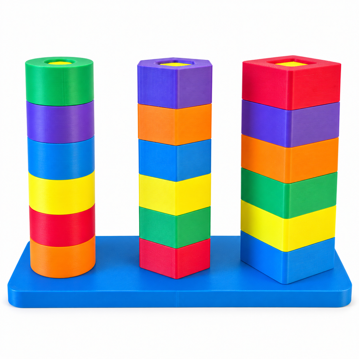 Rainbow Spiral Shape Stacker