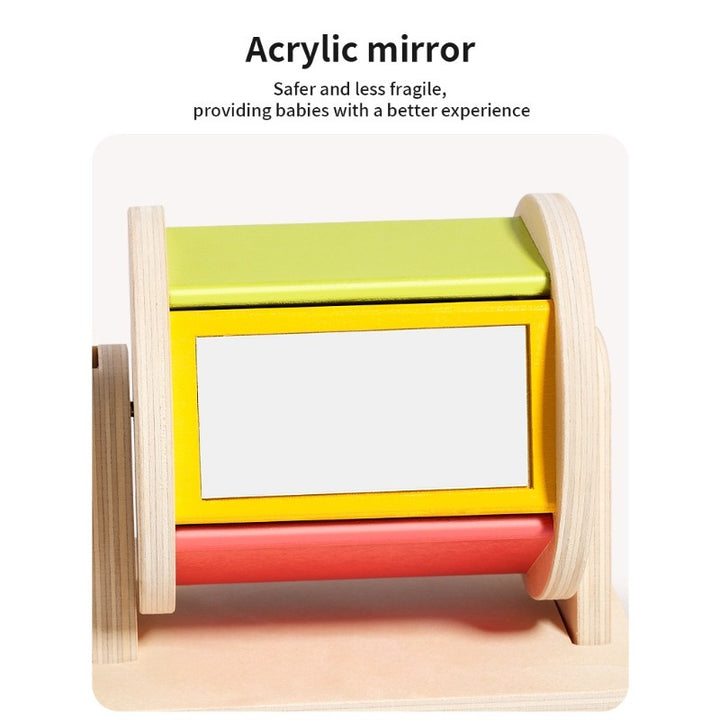 Montessori 2-in-1 Sensory Spinner & Detachable Rattle