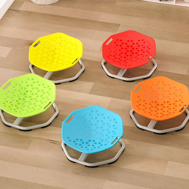 Kids 360° Spinning Sensory Chair Geometric Triangle