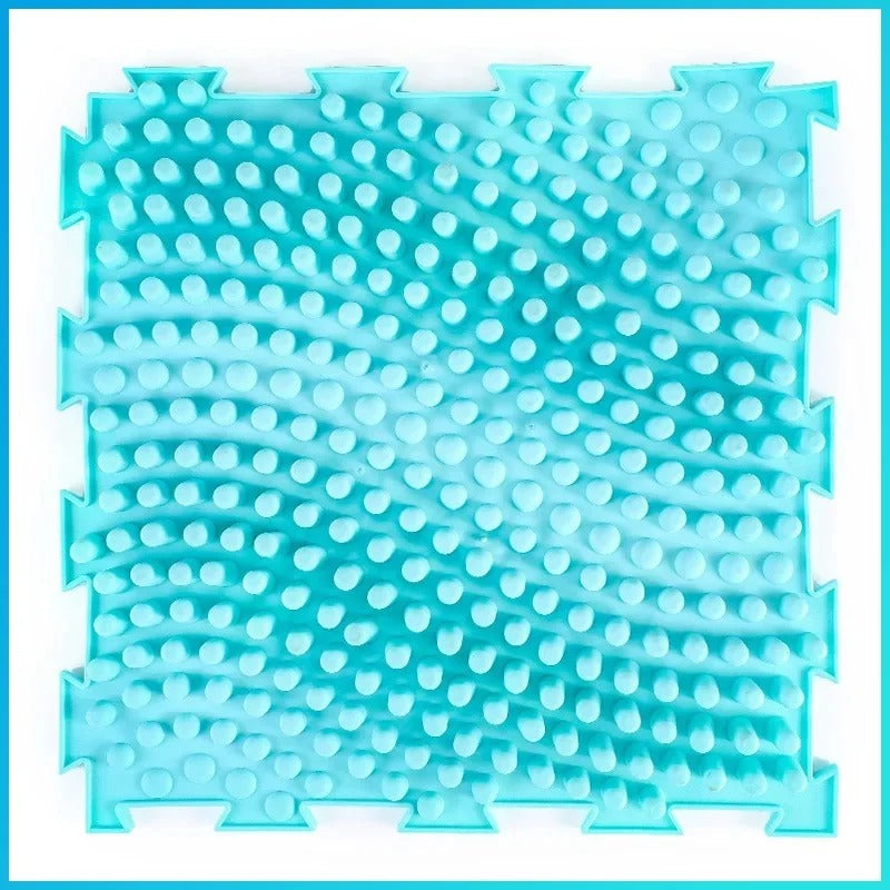 Interlocking Foot Reflexology Sensory Play Tiles Acupressure Board Set 6Pc