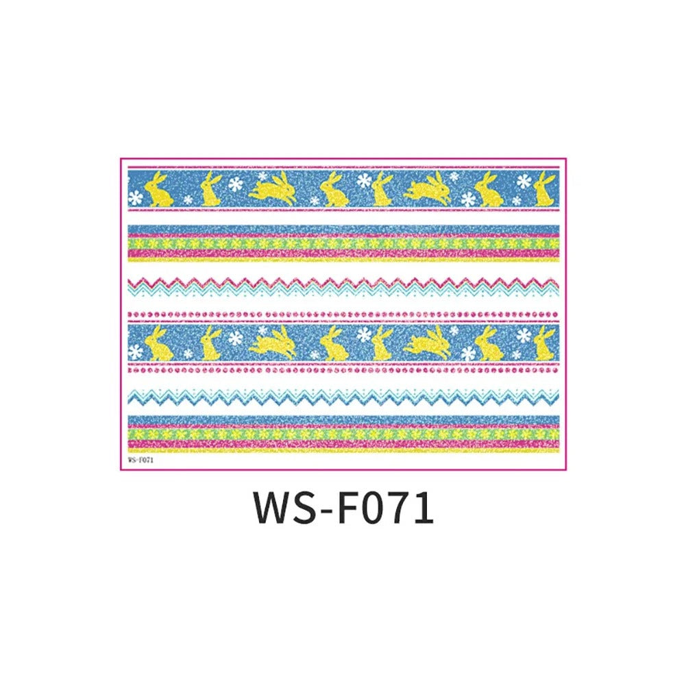 Easter Decorative Temporary Tattoo Sticker Pack – 16 Designs