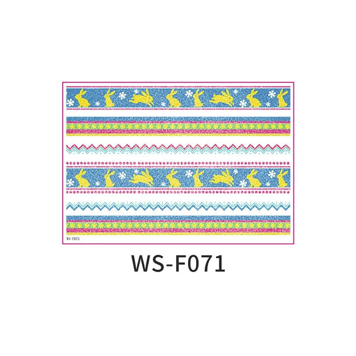 Easter Decorative Temporary Tattoo Sticker Pack – 16 Designs