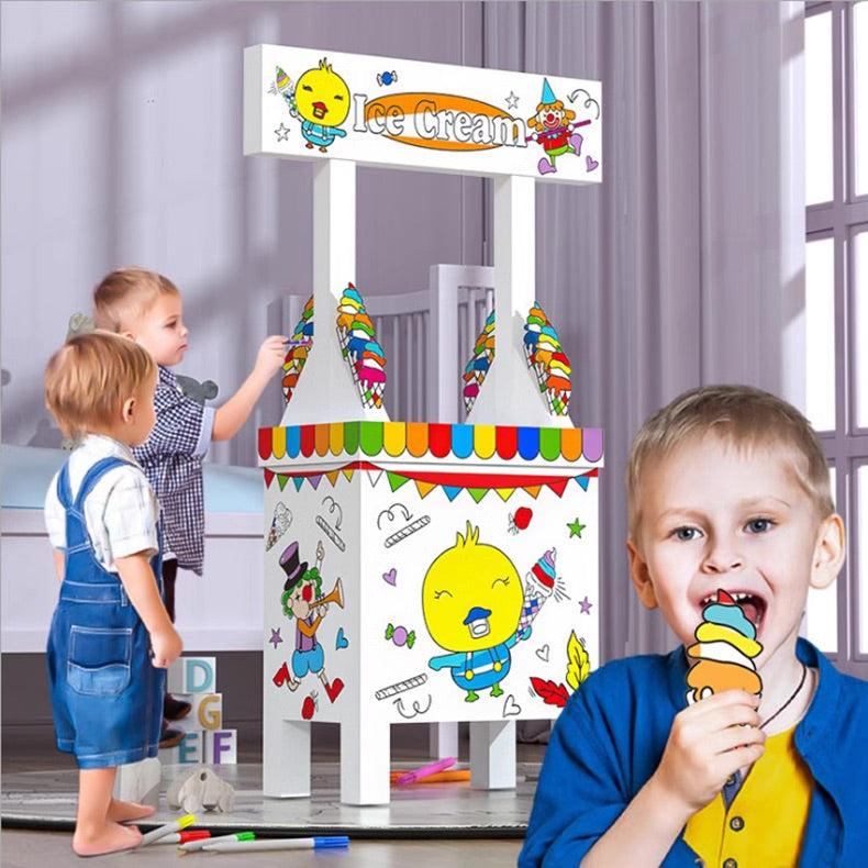 3D Cardboard Colouring Play Sets