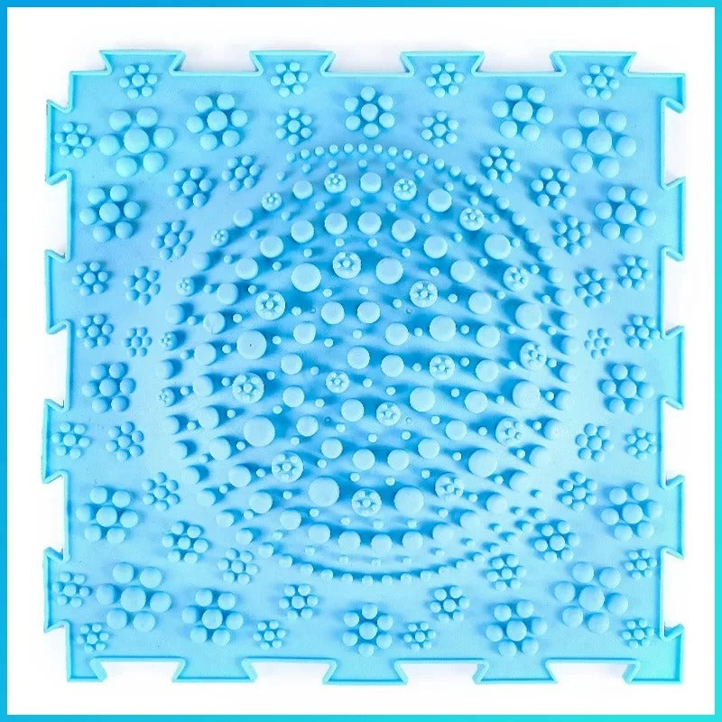 Interlocking Foot Reflexology Sensory Play Tiles Acupressure Board Set 6Pc