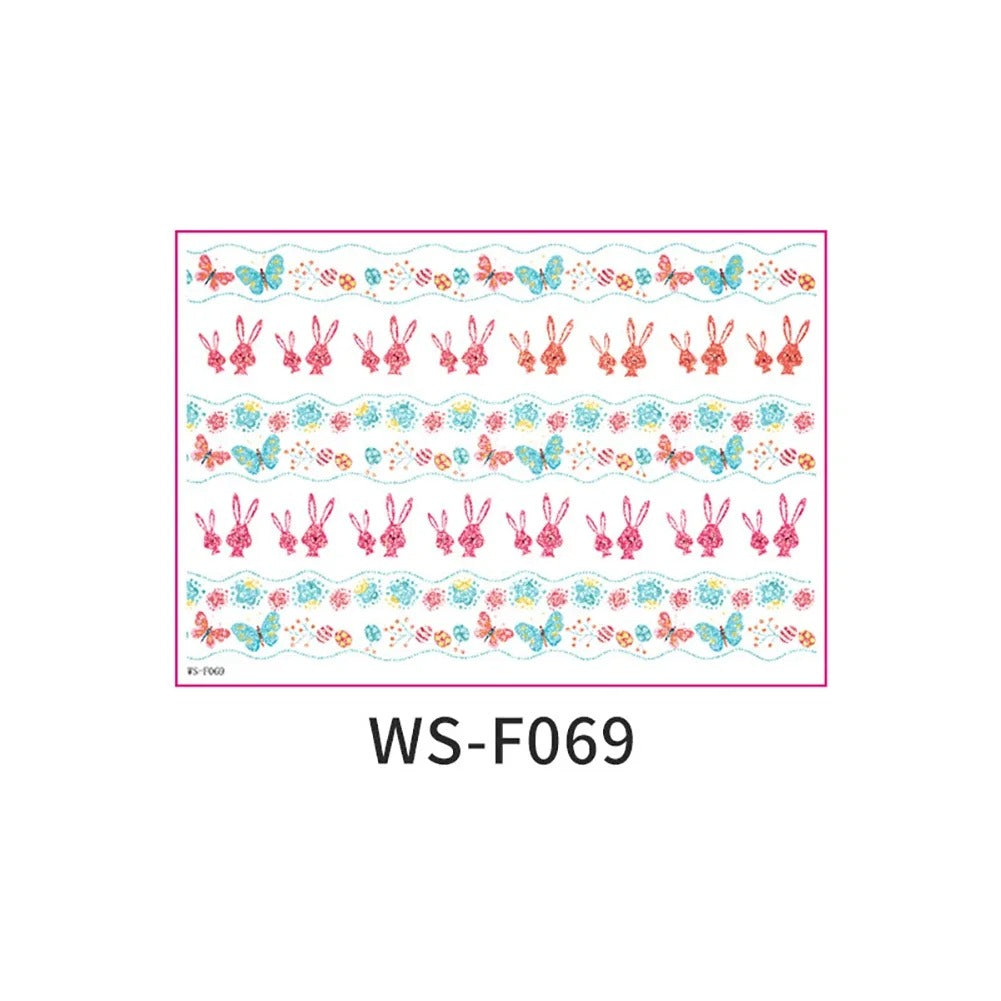 Easter Decorative Temporary Tattoo Sticker Pack – 16 Designs