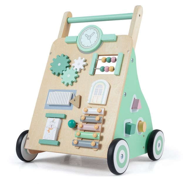 Baby Toddler Wooden Activity Walker Pusher